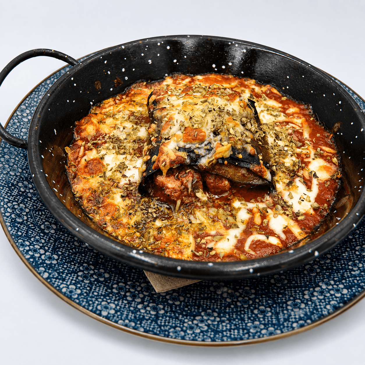 Rollito de berenjena con retinto